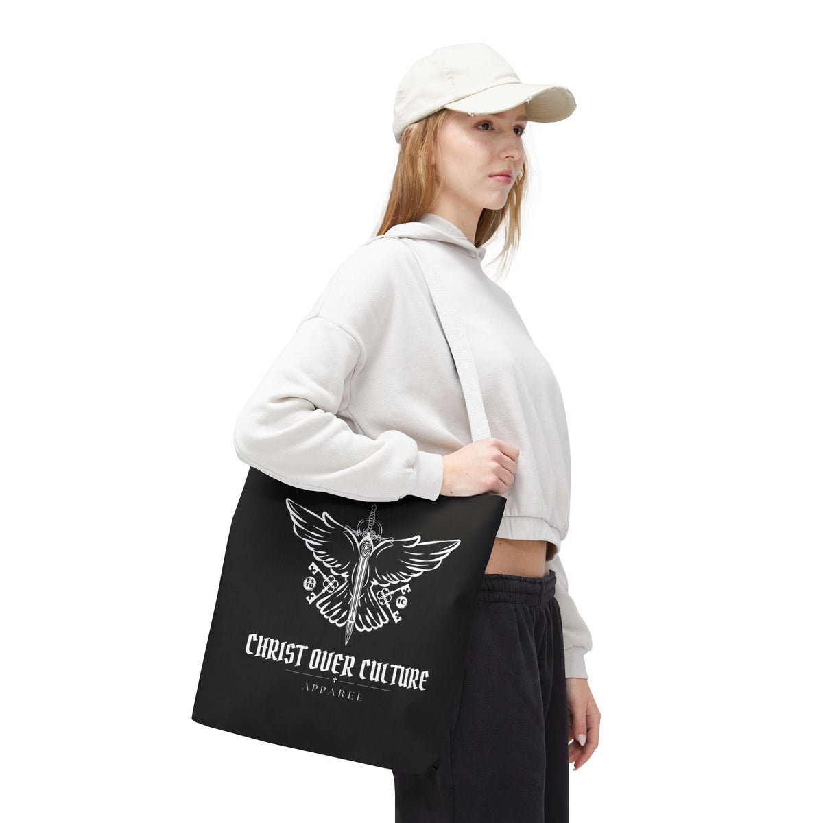 CHRIST OVER CULTURE TOTE BAG