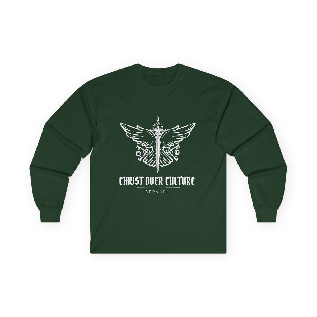CHRIST OVER CULTURE UNISEX LONG SLEEVE SHIRT