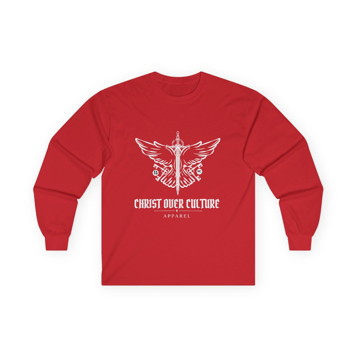 CHRIST OVER CULTURE UNISEX LONG SLEEVE SHIRT