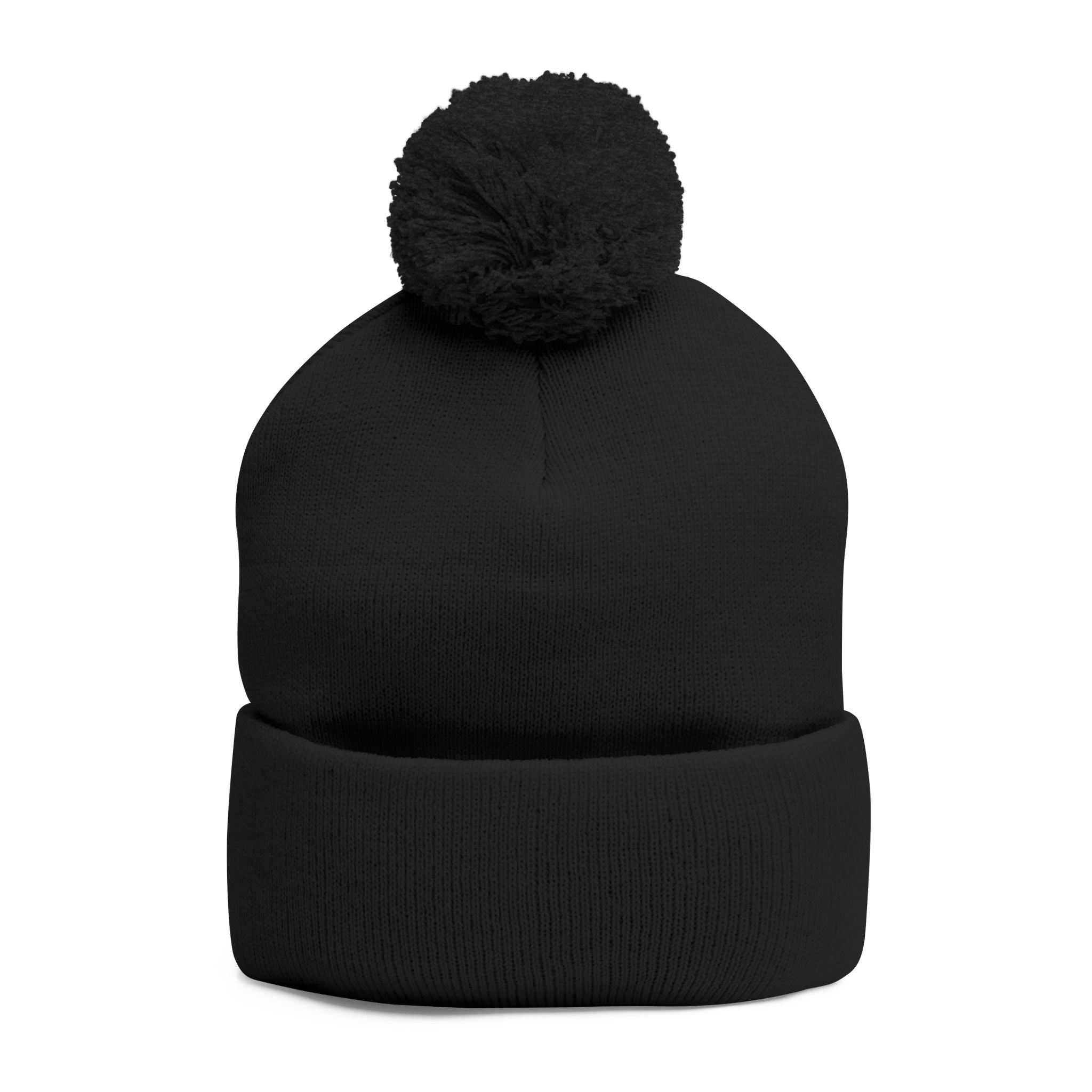 CHRIST OVER CULTURE EMBROIDERED POM-POM BEANIE