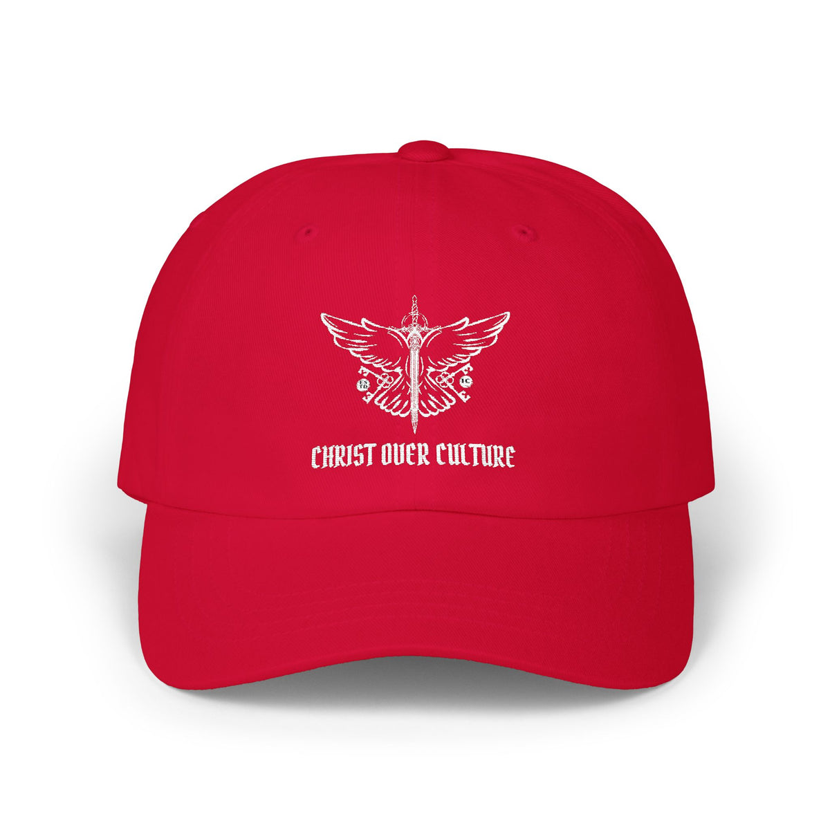 CHRIST OVER  CULTURE UNISEX FITTED CAP