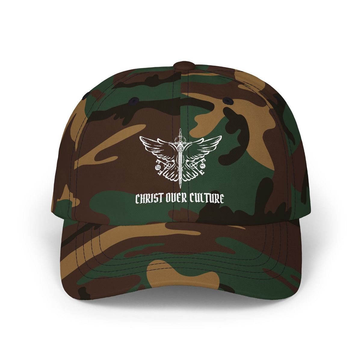 CHRIST OVER  CULTURE UNISEX FITTED CAP