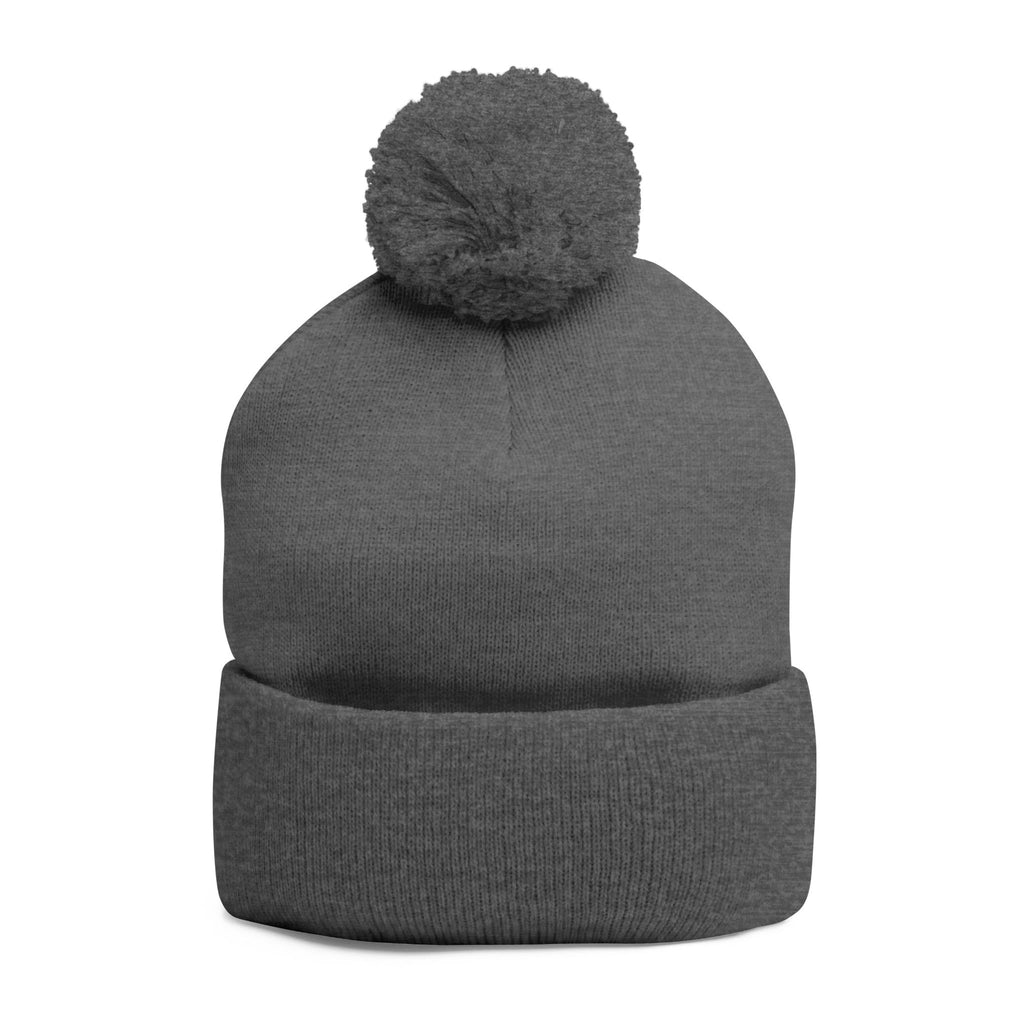 CHRIST OVER CULTURE EMBROIDERED POM-POM BEANIE