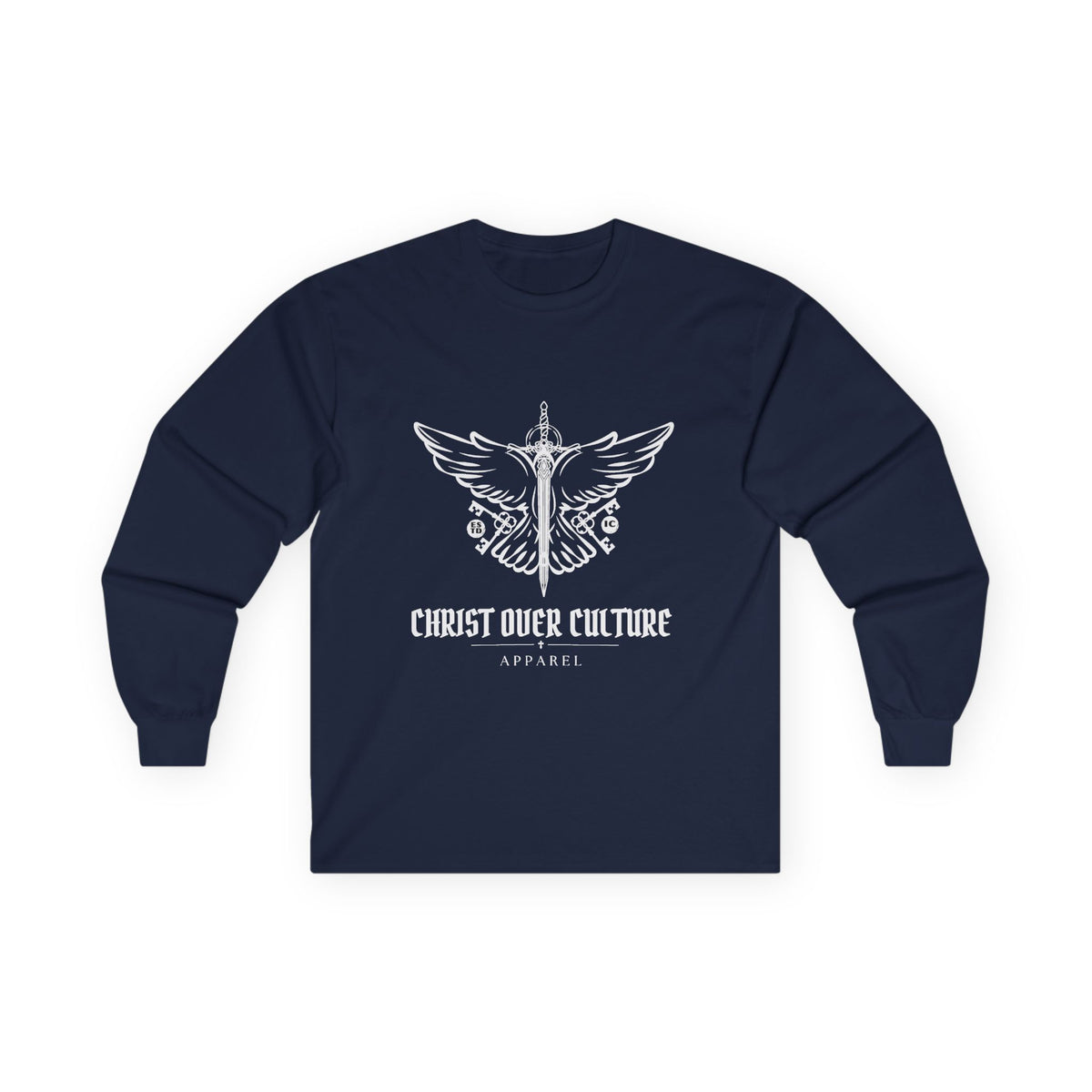 CHRIST OVER CULTURE UNISEX LONG SLEEVE SHIRT