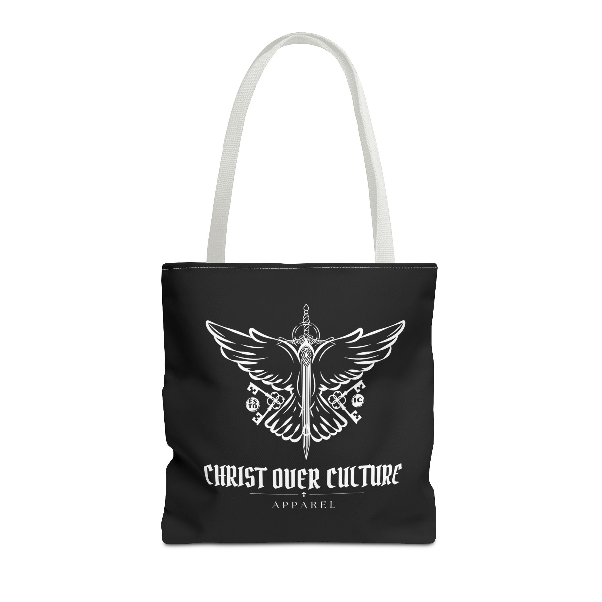 CHRIST OVER CULTURE TOTE BAG