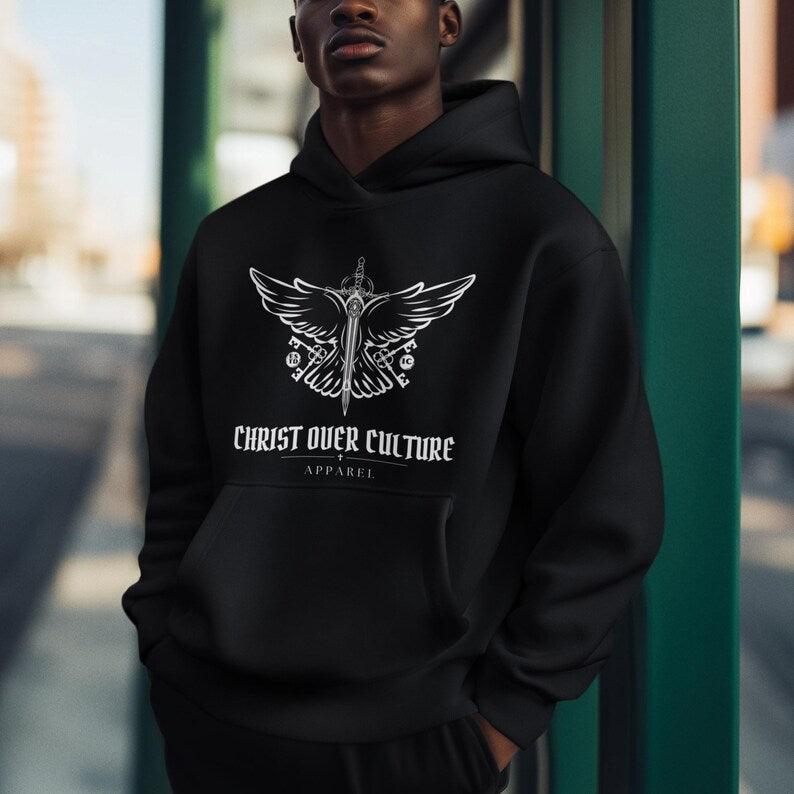 CHRIST OVER CULTURE HOODIE (UNISEX)