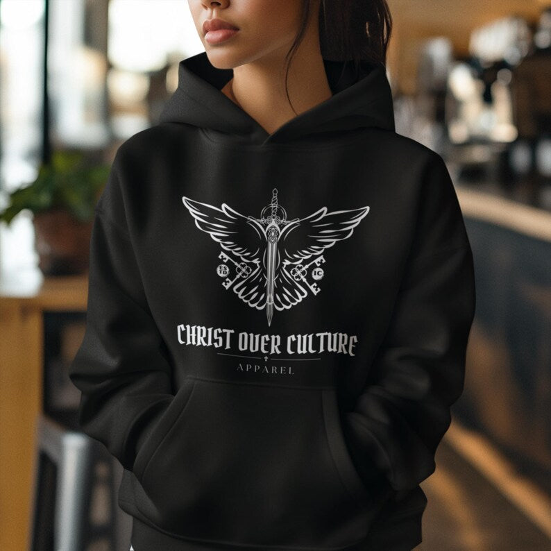 CHRIST OVER CULTURE HOODIE (UNISEX)