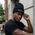 EMBROIDERED "CHRIST OVER CULTURE" BEANIE