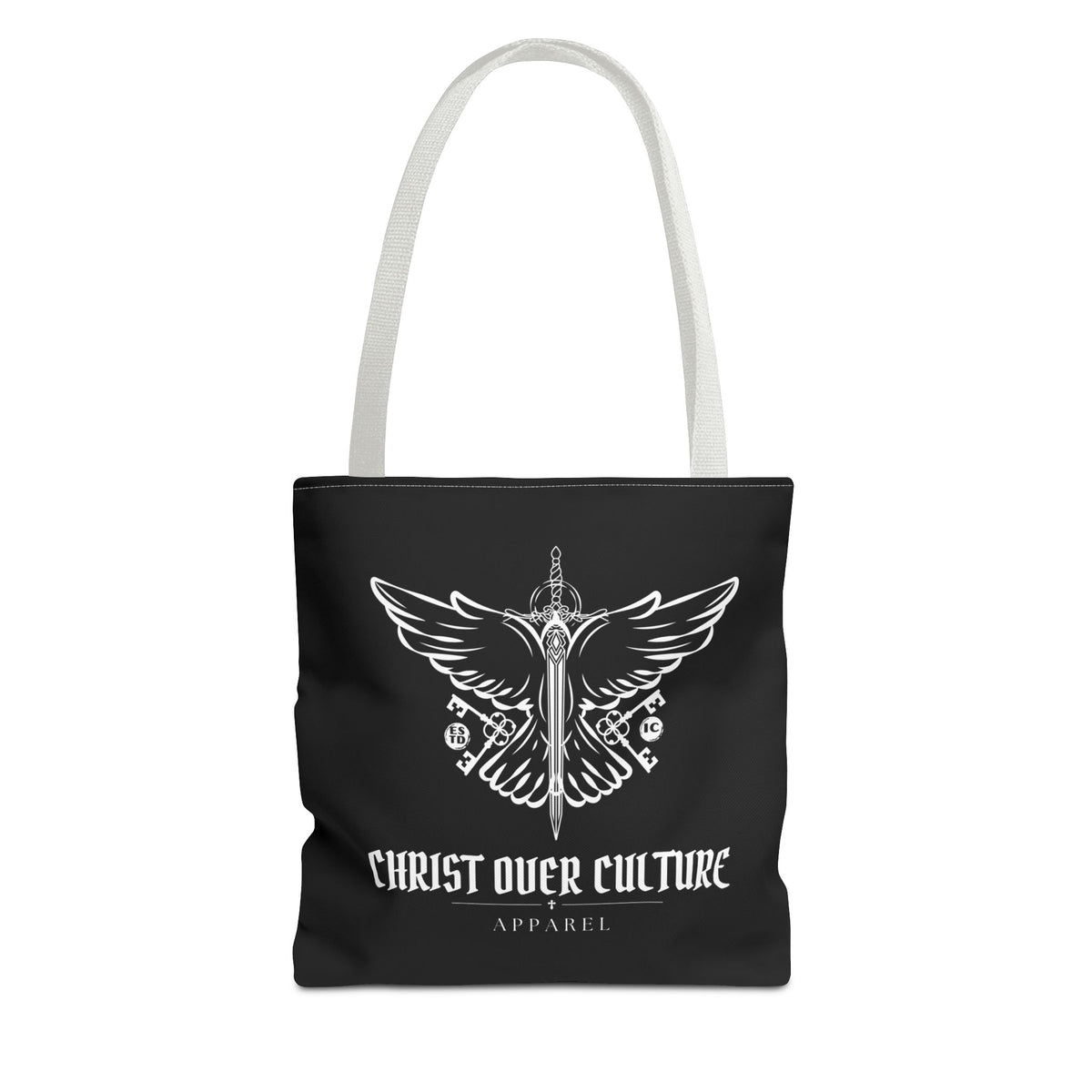 CHRIST OVER CULTURE TOTE BAG
