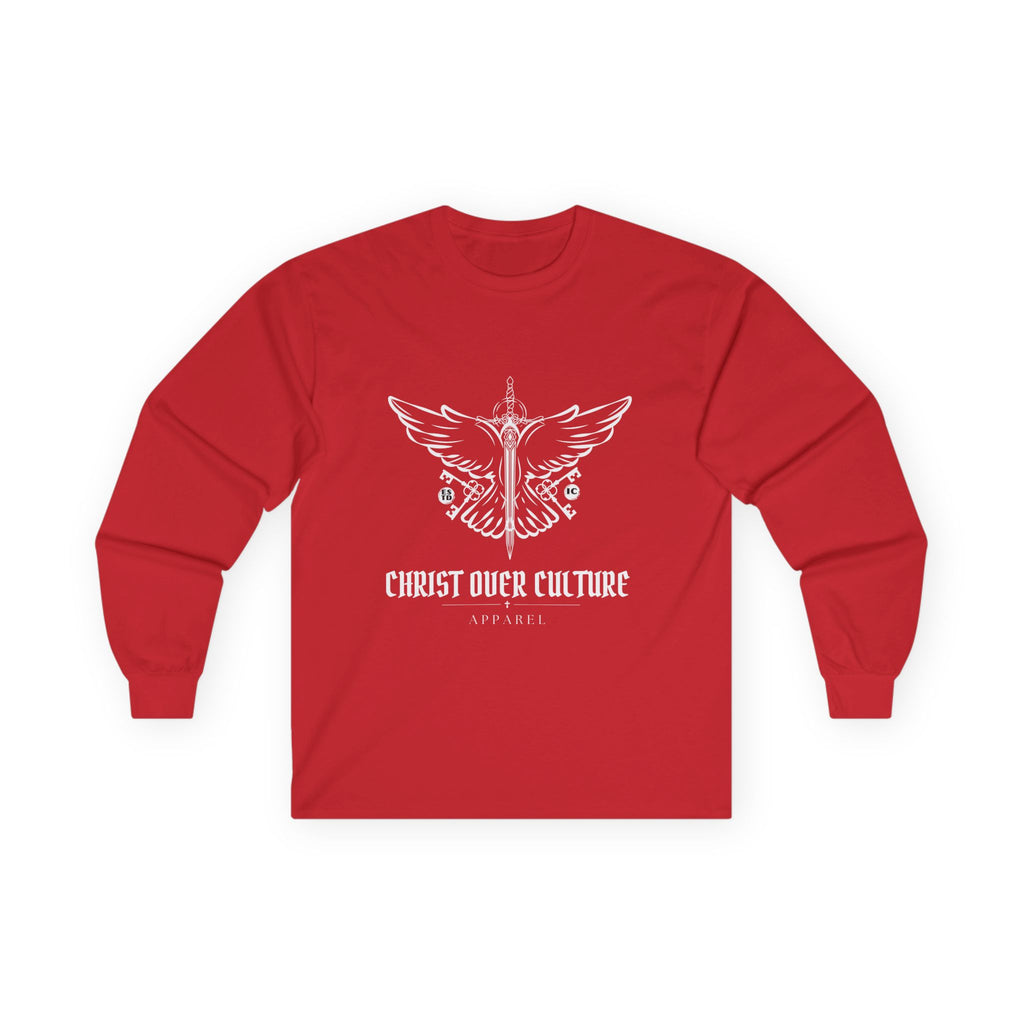 CHRIST OVER CULTURE UNISEX LONG SLEEVE SHIRT