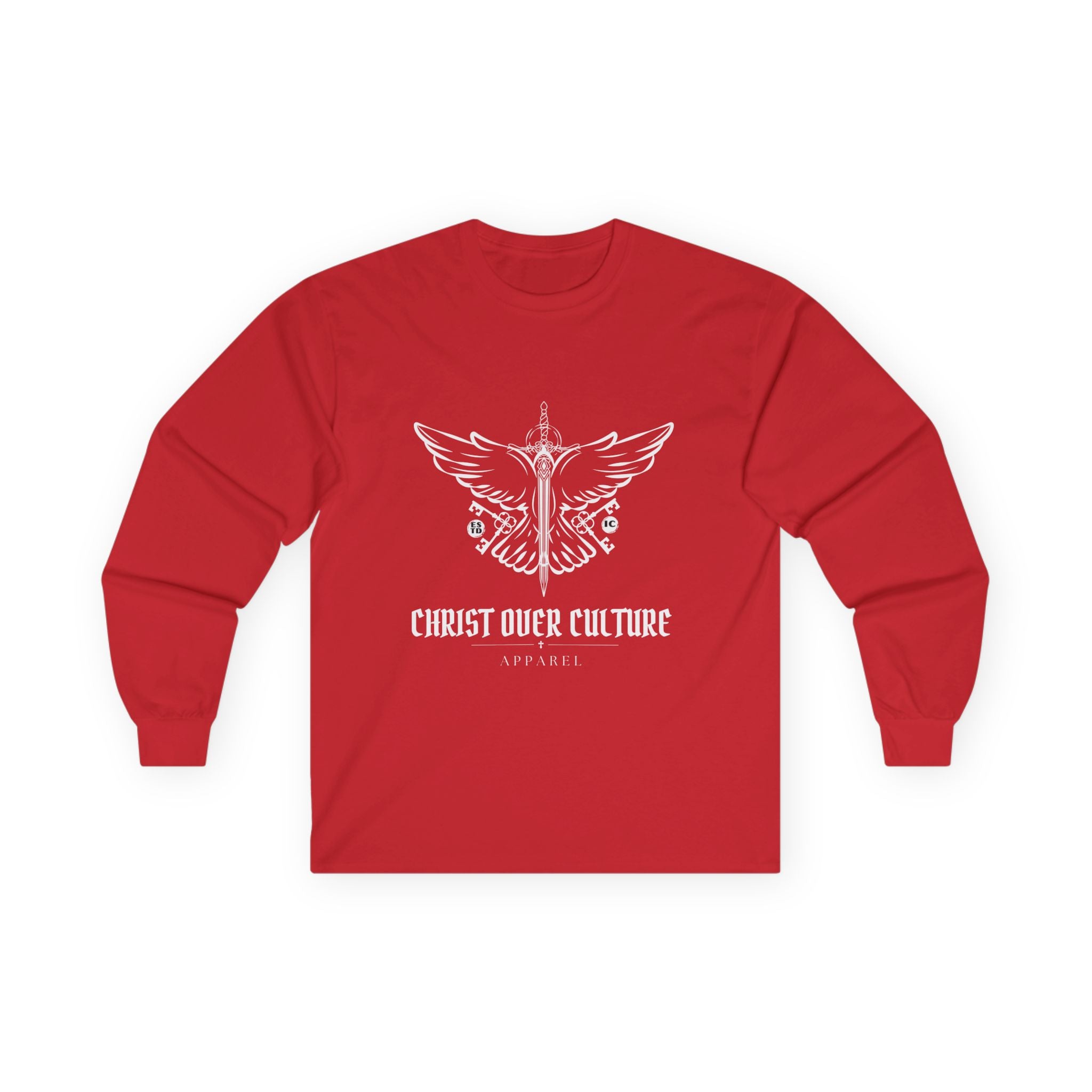 CHRIST OVER CULTURE UNISEX LONG SLEEVE SHIRT