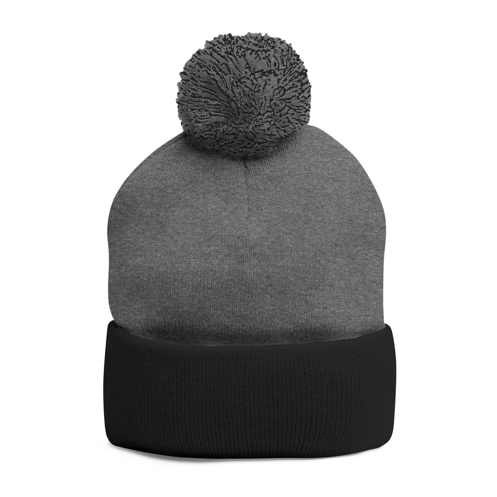 CHRIST OVER CULTURE EMBROIDERED POM-POM BEANIE