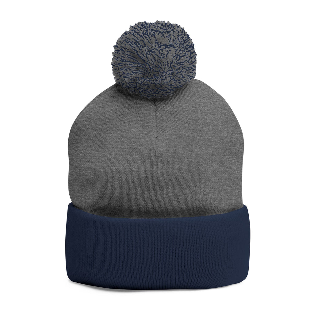 CHRIST OVER CULTURE EMBROIDERED POM-POM BEANIE