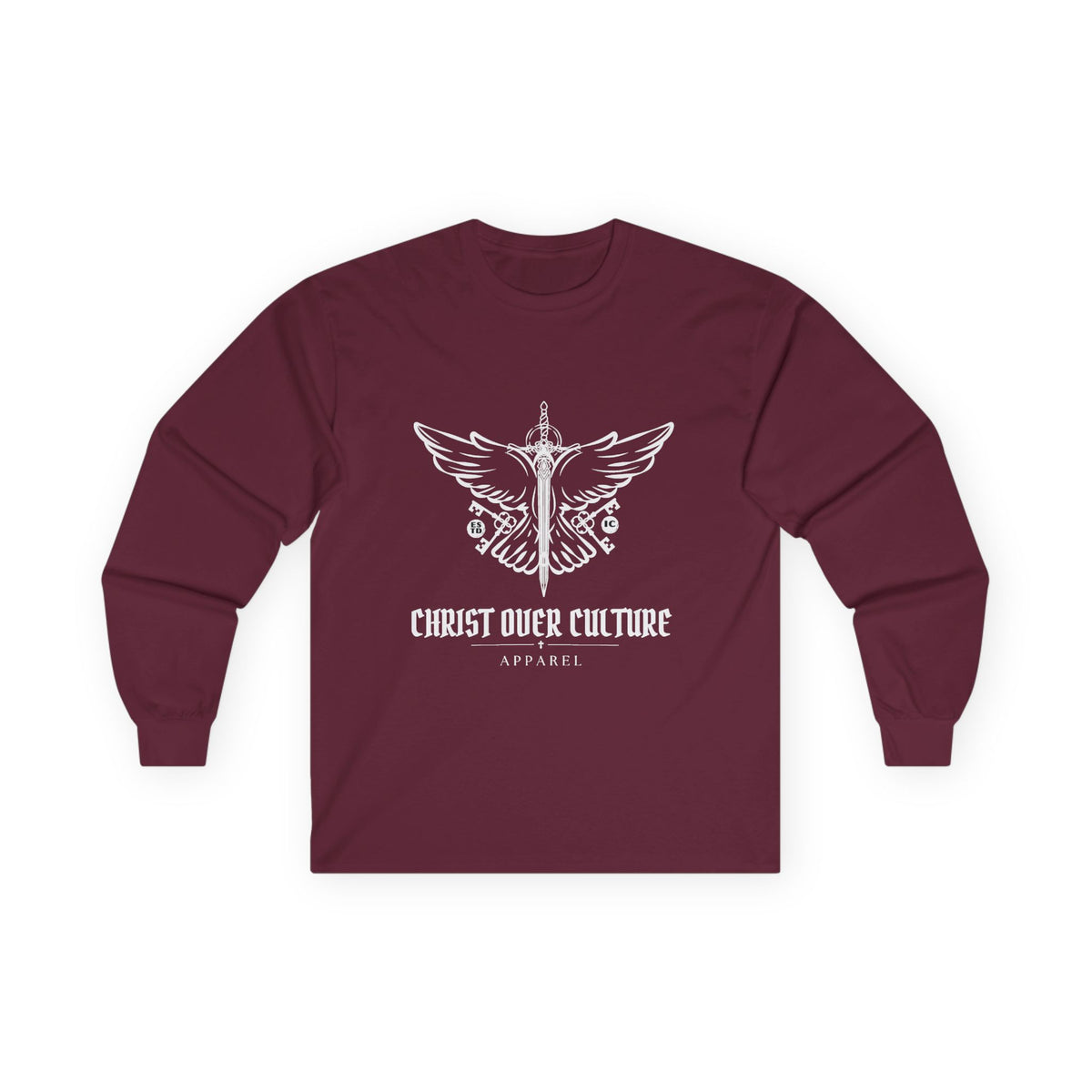 CHRIST OVER CULTURE UNISEX LONG SLEEVE SHIRT