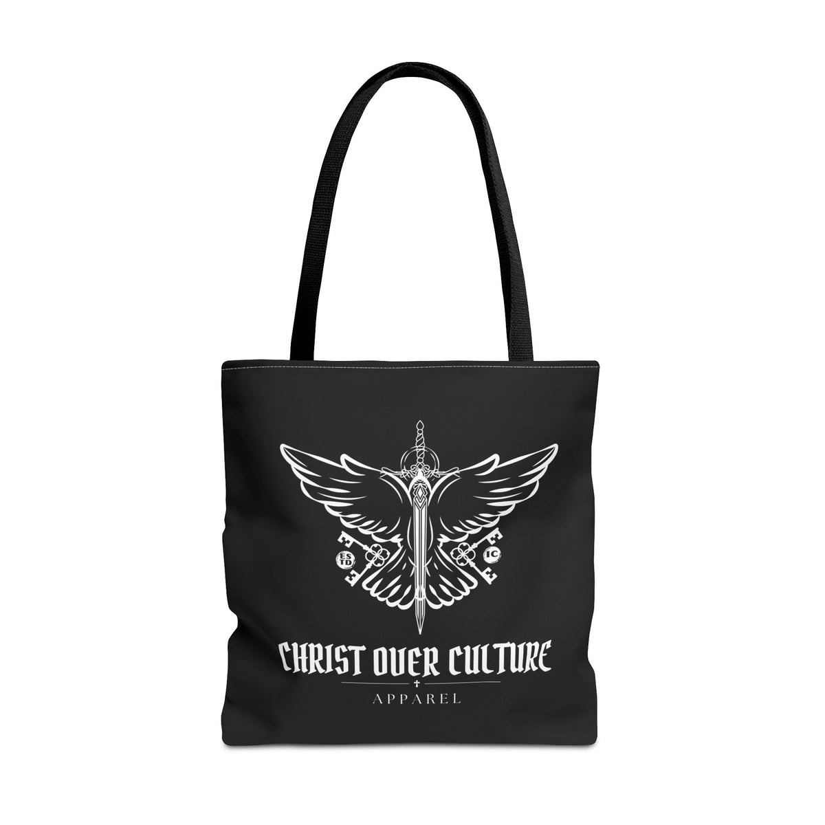 CHRIST OVER CULTURE TOTE BAG