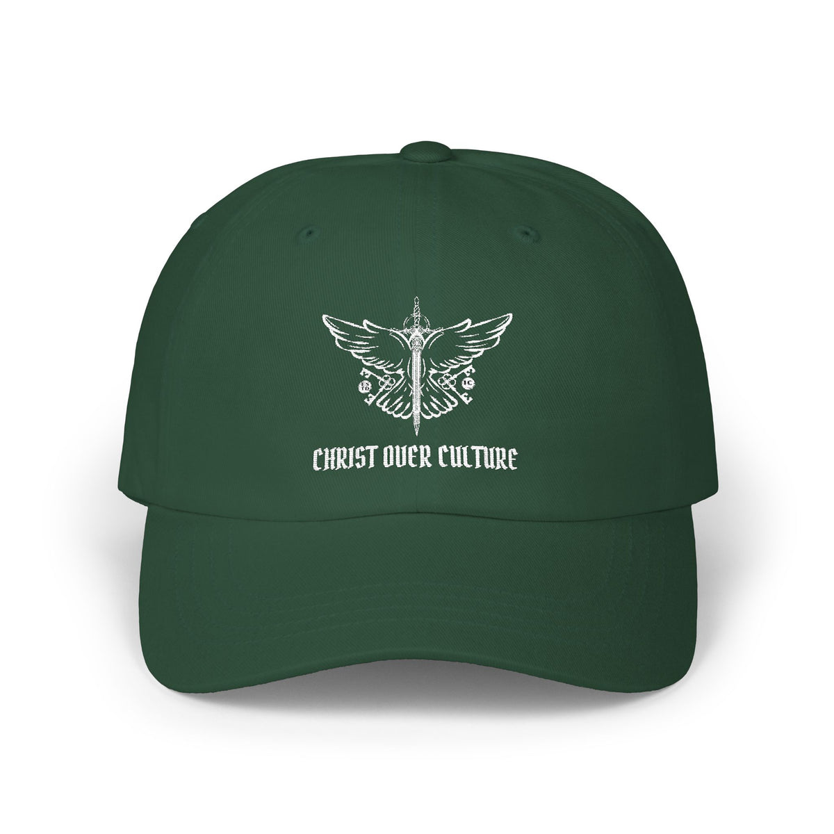 CHRIST OVER  CULTURE UNISEX FITTED CAP